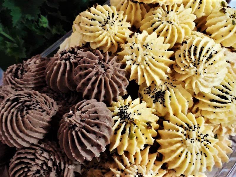 قیمت شیرینی بهشتی ۱۴۰۴ | طرز تهیه شیرینی بهشتی خانگی + فوت و فن حرفه‌ای